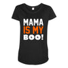 mama is my boo T-Shirt Maternity Scoop Neck T-shirt