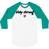 stay strong love heart 3/4 Sleeve Shirt