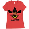 hey auntie killmonger Ladies Fitted T-Shirt
