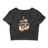 Never Give Up Uterine Cancer Awareness Crop Top