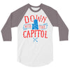 down with the capitol 3/4 Sleeve Shirt