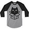 cats love boxes 3/4 Sleeve Shirt