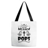 I Am One Blessed Pops Tote Bags