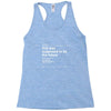 damn scientists Racerback Tank