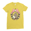 totoro Ladies Fitted T-Shirt
