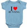 i love running Baby Bodysuit