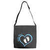 Custom baby boy name maternity design Adjustable Strap Totes