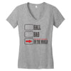 hall bad Women's V-Neck T-Shirt