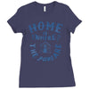 home is where the paws are Ladies Fitted T-Shirt