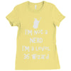 not a nerd Ladies Fitted T-Shirt