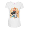 cats İn rib Maternity Scoop Neck T-shirt