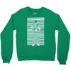 banksy prisoner barcode Crewneck Sweatshirt