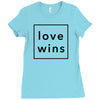Love Wins Ladies Fitted T-Shirt
