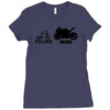 yours mine Ladies Fitted T-Shirt