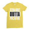pubg - straight outta pochinki Ladies Fitted T-Shirt