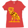 owl Ladies Fitted T-Shirt