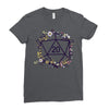 20 Dice Flowers Ladies Fitted T-Shirt