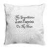 grandkitties pawprints Throw Pillow