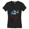 Tree Of Love Women's V-Neck T-Shirt