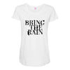 BRING THE RAIN Maternity Scoop Neck T-shirt