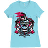 mr topstache vs jthree Ladies Fitted T-Shirt