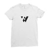 w clam Ladies Fitted T-Shirt