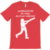 alternatives to war play cricket batting anti war stencil tour T-Shirt