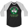 silver shamrock 3/4 Sleeve Shirt