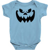 evil pumpkin face halloween costume Baby Onesie