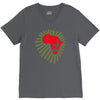 africa lion power cool V-Neck Tee