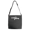 banksy style ak47 art   funny Adjustable Strap Totes