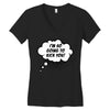 I'm So Going to Kick You Women's V-Neck T-Shirt