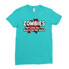 zombies love you, ideal birthday gift or present Ladies Fitted T-Shirt