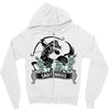 sagittarius rose zodiac Zipper Hoodie