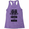 i am warrior Racerback Tank