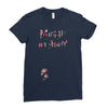 Muggle On Board Floral Ladies Fitted T-Shirt