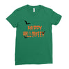 happy halloween . Ladies Fitted T-Shirt
