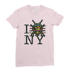 i (turtle) ny Ladies Fitted T-Shirt