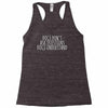 dogs don't ask questions dogs understand Racerback Tank