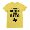 vote beto Ladies Fitted T-Shirt