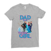 dad of the birthday girl Ladies Fitted T-Shirt
