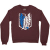 wings of freedom Crewneck Sweatshirt