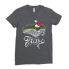 don't step on the grass Ladies Fitted T-Shirt