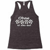 ohne hund ist alles doof Racerback Tank