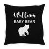 Daddy Bear - Baby Bear Custom Name Throw Pillow