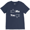 me you facebook V-Neck Tee