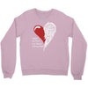 half of my heart is in heaven with my angel Crewneck Sweatshirt