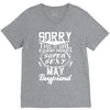 This Girl Is Taken By A Super Sexy May Boyfriend V-Neck Tee