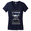 motocross extreme Women's V-Neck T-Shirt