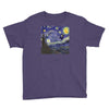 tardis starry night Youth Tee